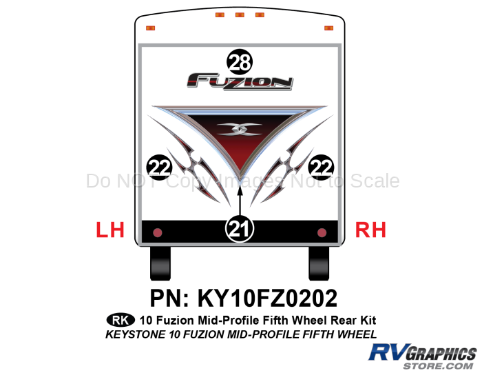 2010 Fuzion FW Mid Profile Rear Kit