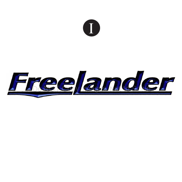 Side & Rear Freelander Logo