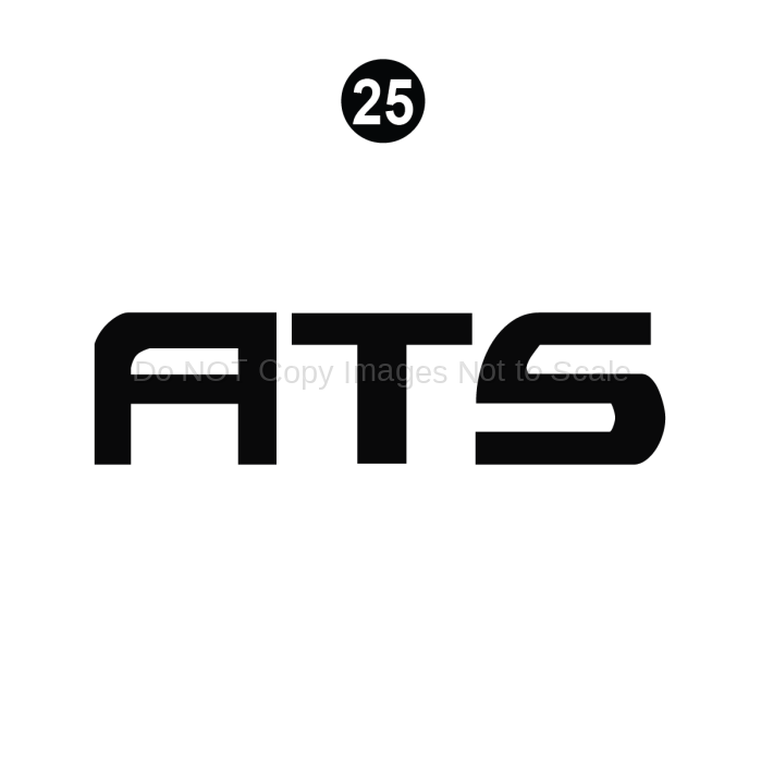 Side Rear ATS logo