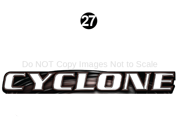 Red Cyclone Badge Upper A