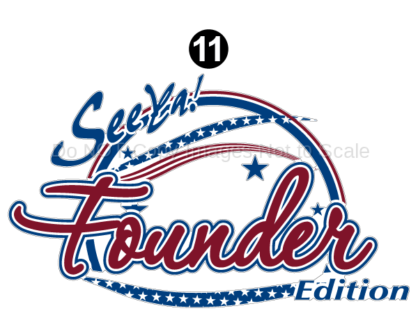 Rear Founders Ed Decal