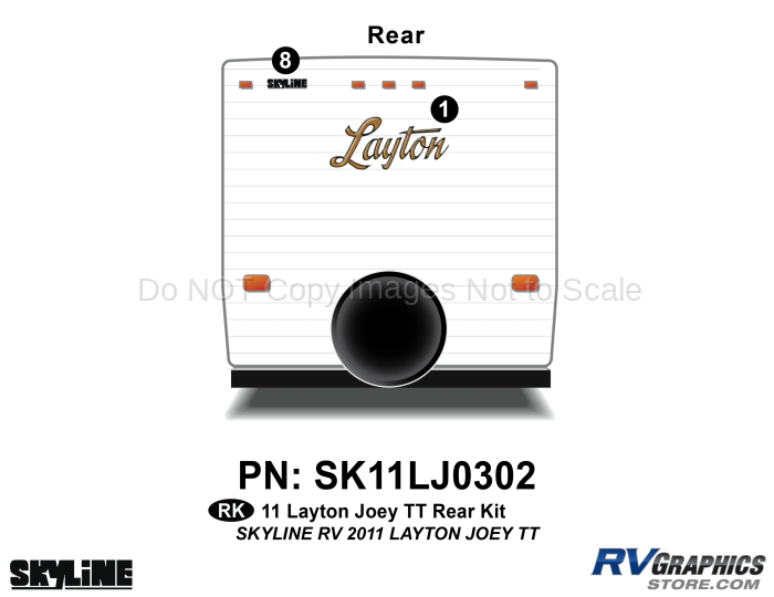 2011 Layton Joey Lite TT Rear Graphics Kit