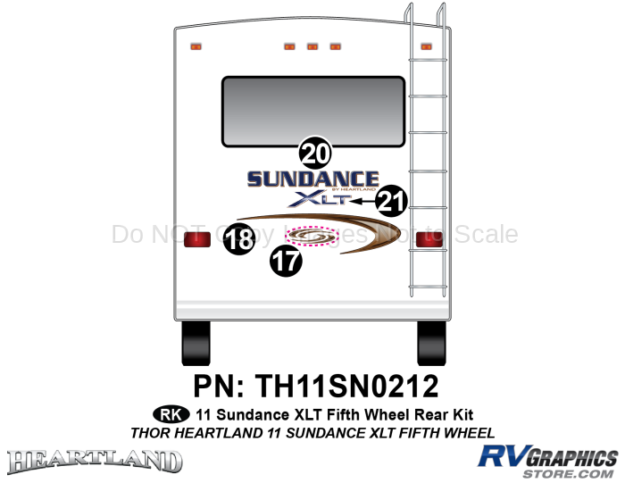 2011 Sundance XLT FW Rear Graphics Kit