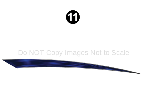 Split Hook Tail Blue