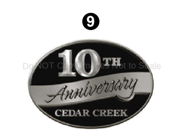 10th Anniversary Decal