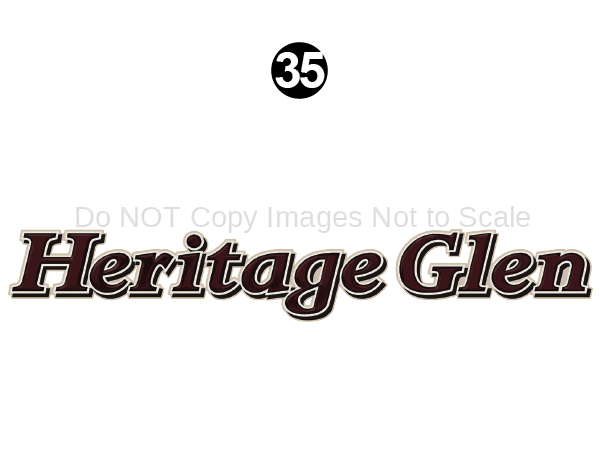 Side / Rear Heritage Glen Logo
