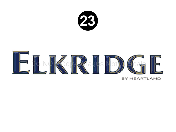 Side / Rear Elk Ridge Logo