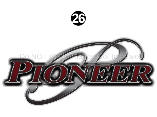 Side / Rear Pioneer Logo
