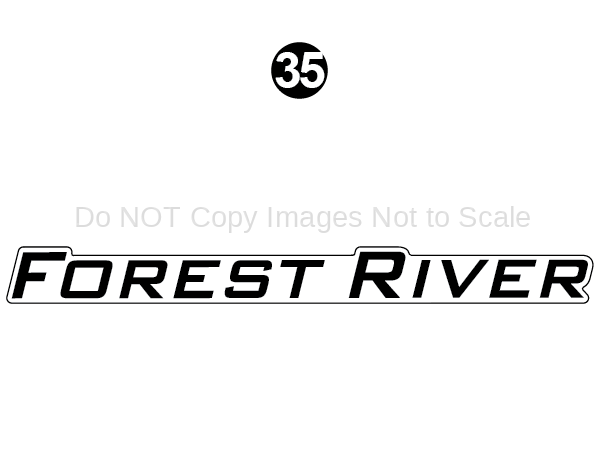 Side-Rear Forest River Logo