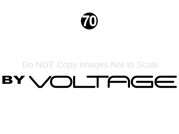 "By Voltage" Decal