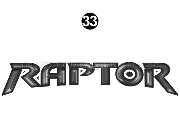 Front/Rear Raptor Logo