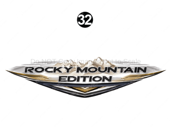 Front Rocky Mountain Decal