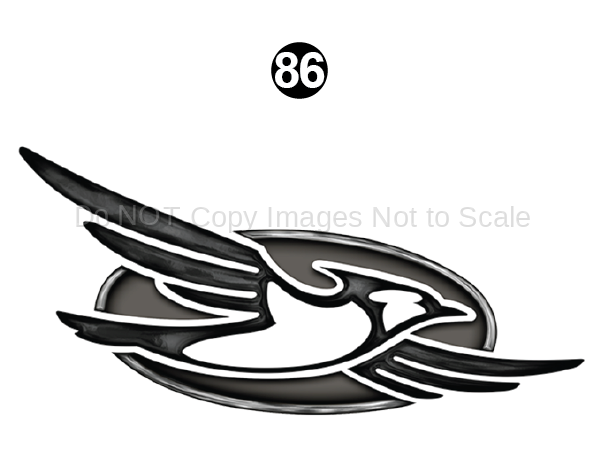 Rear Small Jayco Bird Emblem