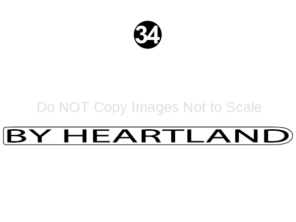 Black By Heartland Decal