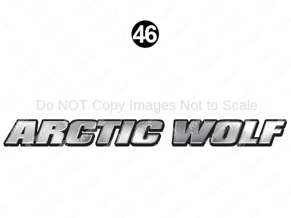 Side/Rear Arctic Wolf Logo