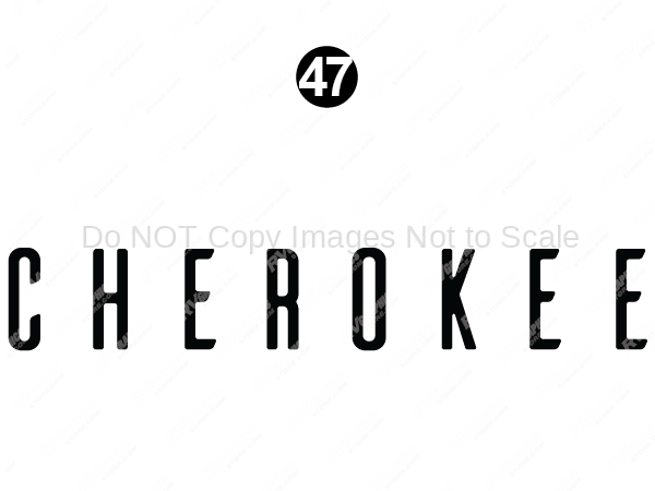 Side/Rear Cherokee Logo