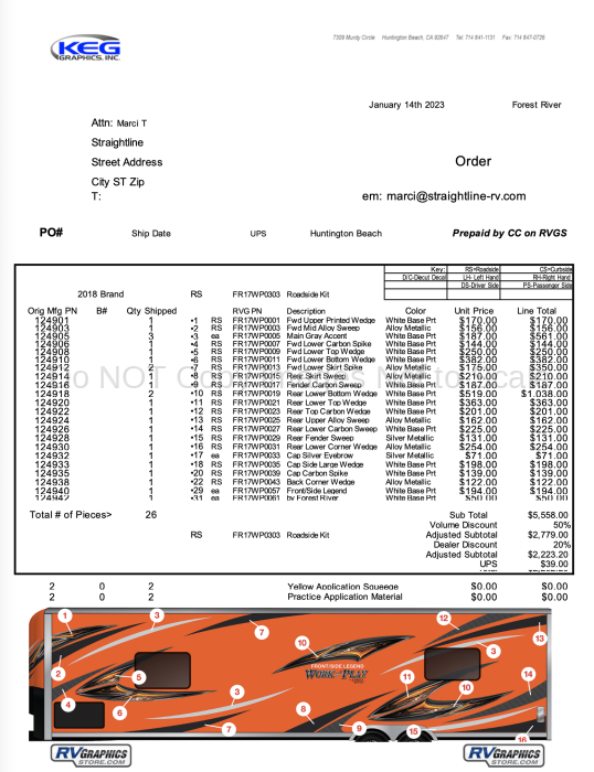 26 Piece 2016 Work and Play TT Driver Side Kit