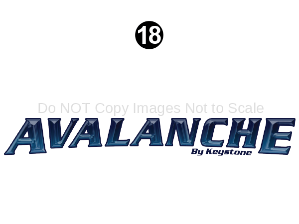 Front Cap Avalanche Logo