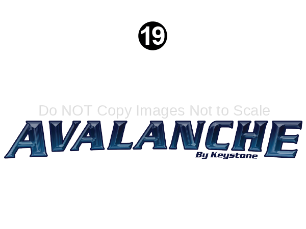 Side / Rear Avalanche Logo