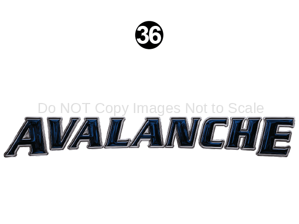 Side / Rear Avalanche Logo