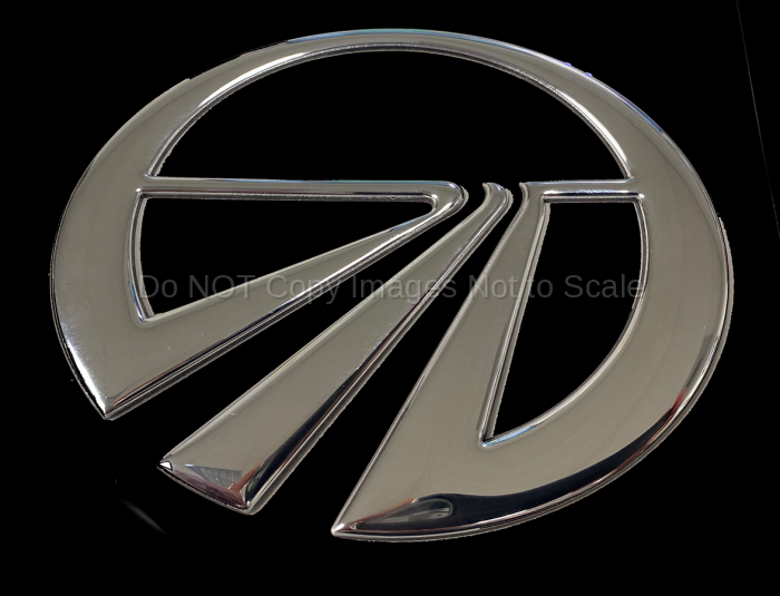 4.5" Wide Monaco Icon Chrome logo