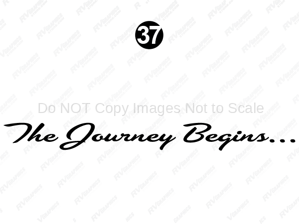 The Journey Begins Decal