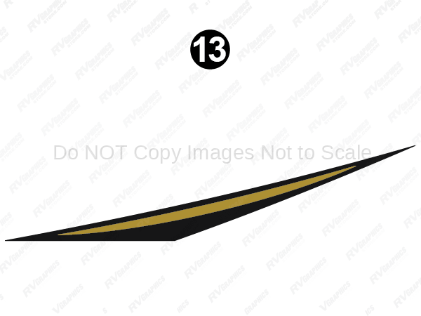 Rear Lwr Gold/Alloy Spike