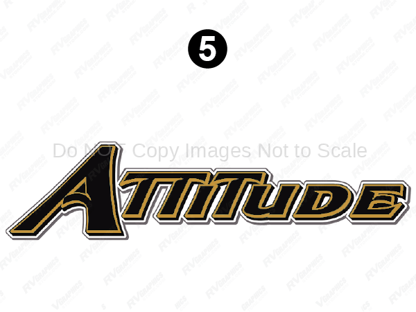 Tag Line Gold Attitude Logo