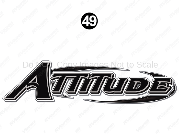 Side Silver Attitude Logo