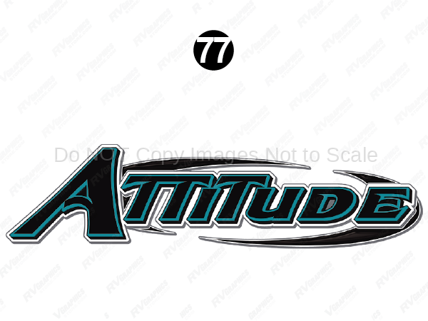 Side Teal Attitude Logo