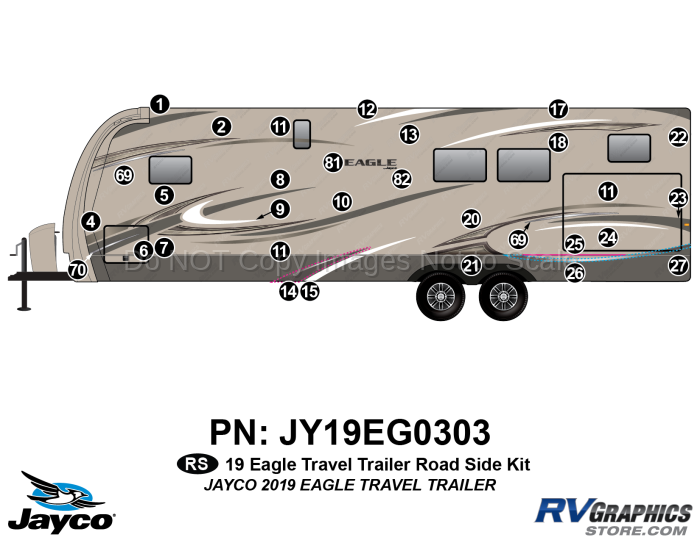 32 Piece 2019 Eagle Travel Trailer Roadside Kit