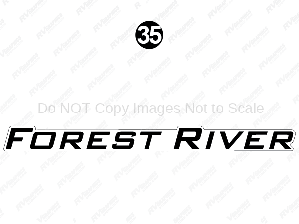 Side-Rear Forest River Logo