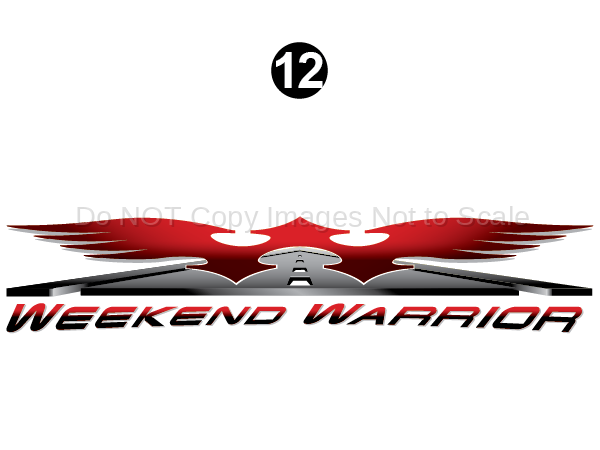 Front/Rear Warrior Logo