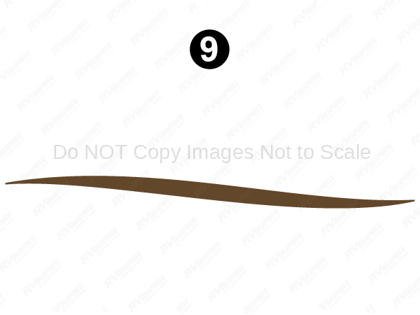 Long Brown Swoosh (I)