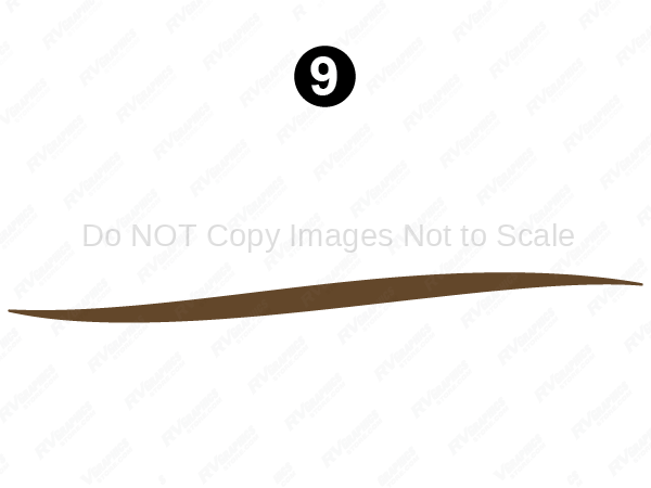 Long Brown Swoosh (I)