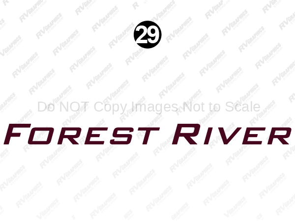 Side/Rear Forest River Logo