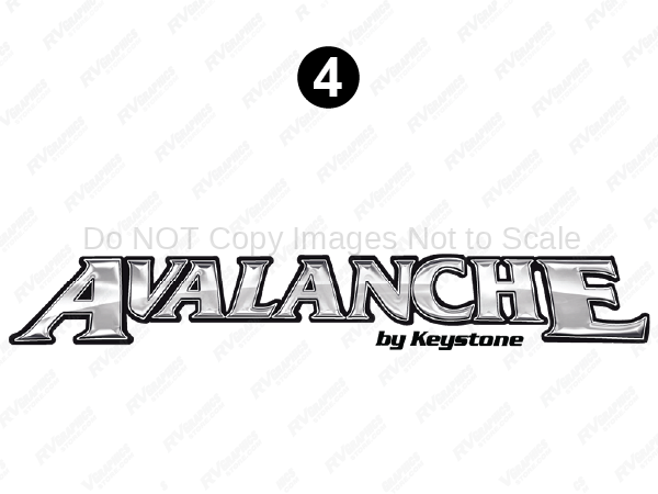 Side / Rear Avalanche Logo