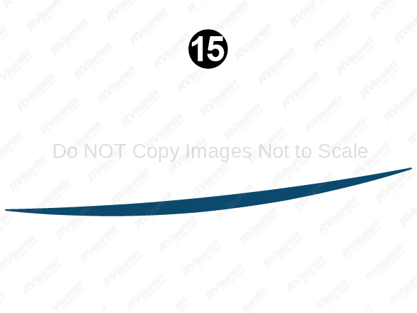 Thin Blue Sweep (W) Roadside(RS)-Left-Driver Side