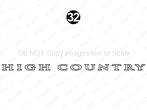Cap Print High Country Logo