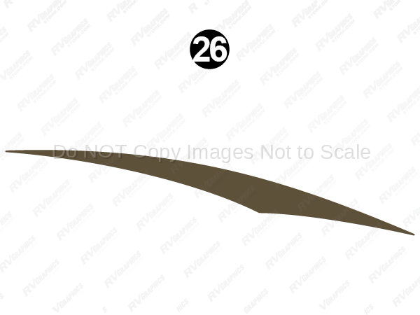 Mid Upper Brown Dart