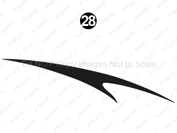 Mid Black Arrow Swoop