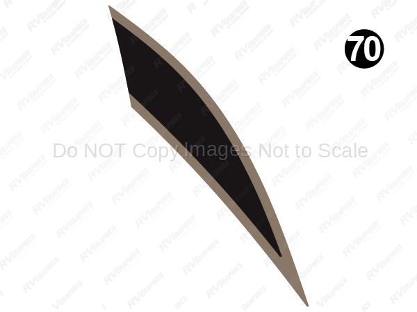 TT Front Upper Print Swoop RH
