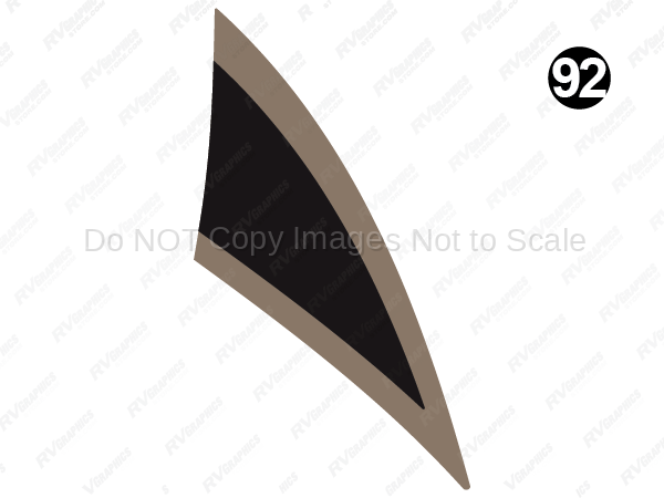 Front Upper Print Swoop RH
