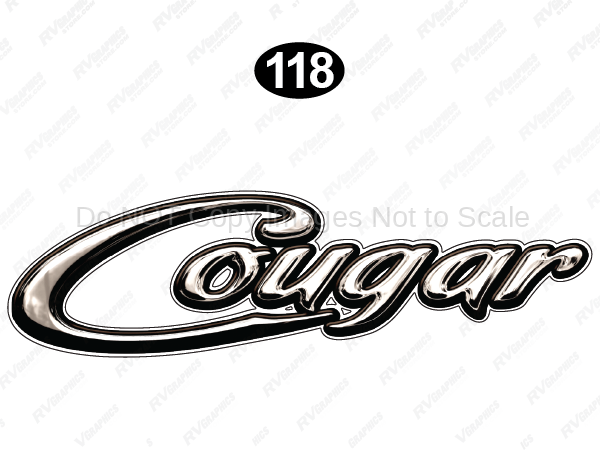 Front Cougar Logo (Dark Cap)