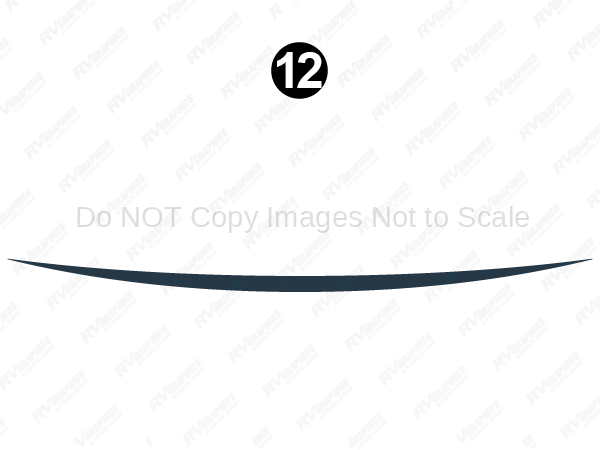 Mid Thick Blue Sweep