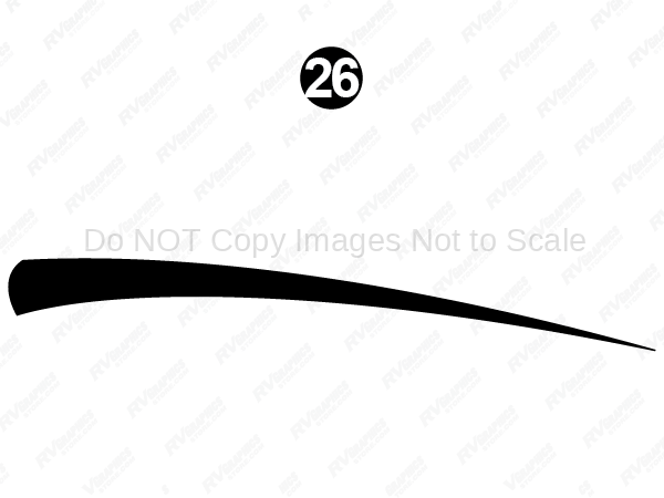 Mid Black Swoop