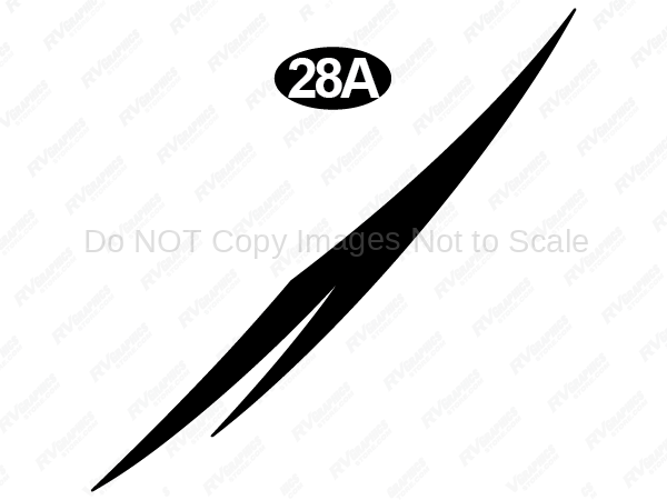 Front Black Split Swoop A