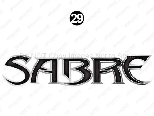 Front Sabre Chrome Logo