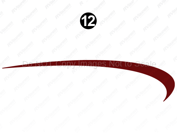 Mid Upper Red Swoop