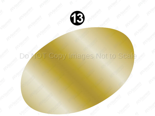 Logo Gold Oval Accent